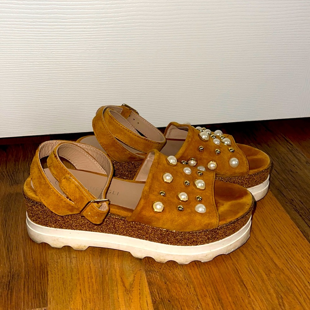 German platform sandals!